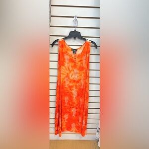 Onyx Fiery Orange Maxi Dress